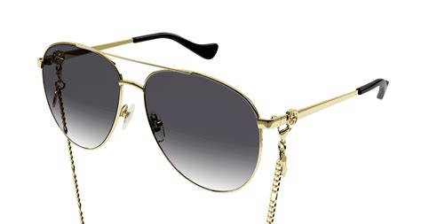 Sunglasses Gucci GG1088S 001 889652375991 gold frame 